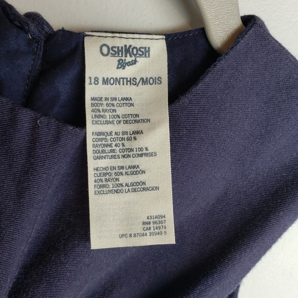 Oshkosh B'gosh Heart Dress 18 Months - Picture 7 of 7